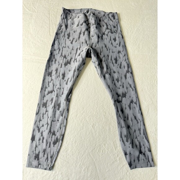 Lululemon InStill High-Rise 25" ThreeD Camo Jacquard Asphalt Grey Black Size 10 - Picture 4 of 11